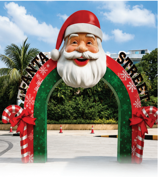 Santa Street Entrance Arch